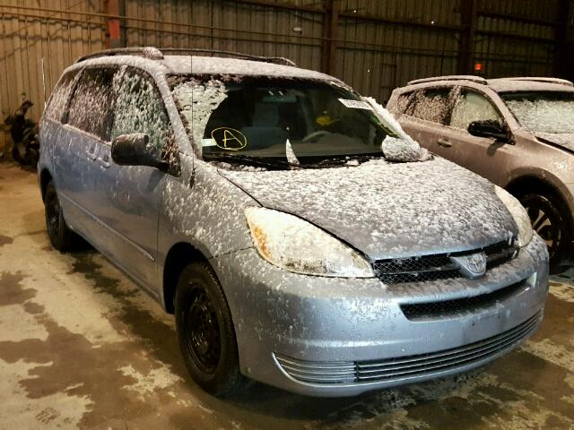 5TDZA23CX5S348611 - 2005 TOYOTA SIENNA CE BLUE photo 1