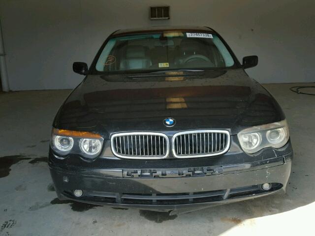 WBAGL63472DP50754 - 2002 BMW 745 I BLACK photo 9