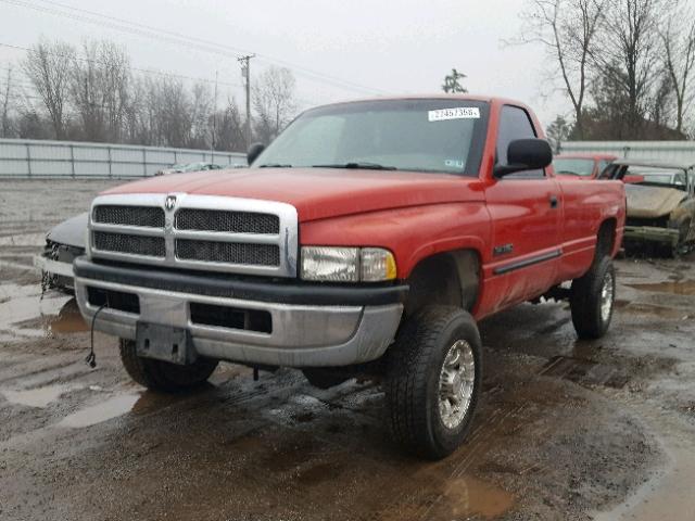 3B7KF26751M278575 - 2001 DODGE RAM 2500 RED photo 2