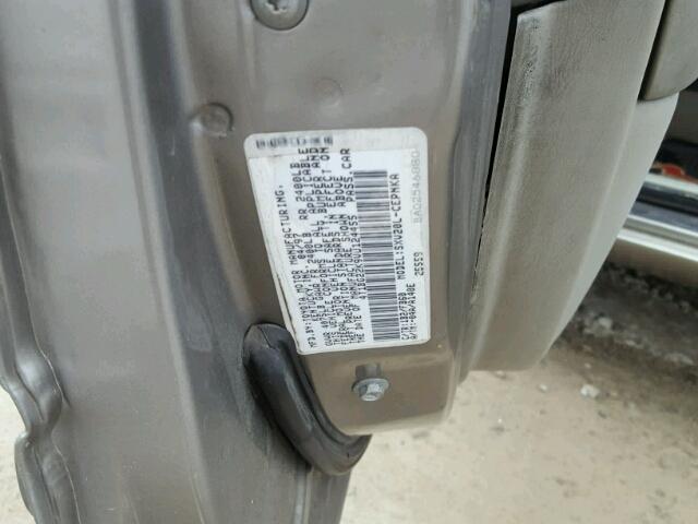 4T1BG22K9VU124455 - 1997 TOYOTA CAMRY CE GRAY photo 10