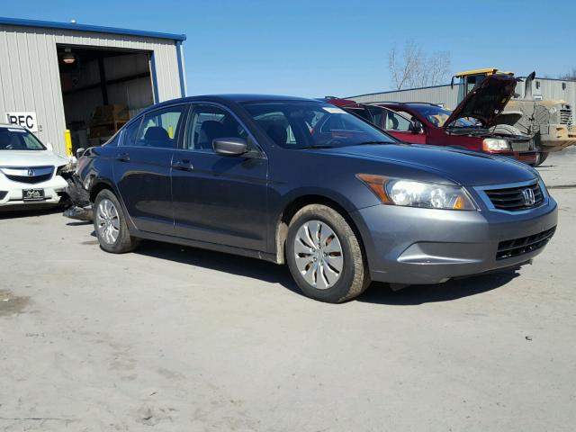 1HGCP26319A191457 - 2009 HONDA ACCORD LX GRAY photo 1