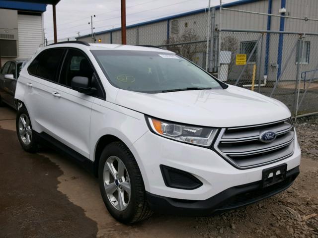 2FMPK3G90GBB15698 - 2016 FORD EDGE SE WHITE photo 1