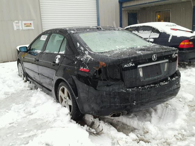 19UUA66224A059529 - 2004 ACURA TL BLACK photo 3