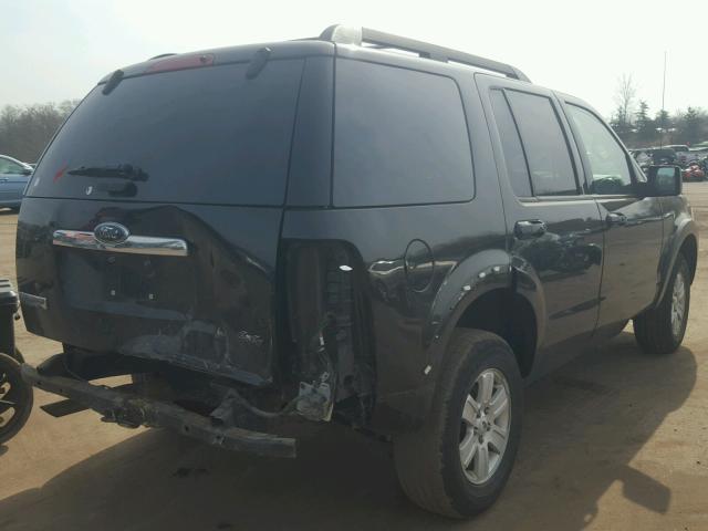 1FMEU73E89UA33369 - 2009 FORD EXPLORER X BLACK photo 4