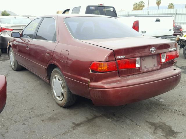 4T1BG22K6YU738738 - 2000 TOYOTA CAMRY CE BURGUNDY photo 3