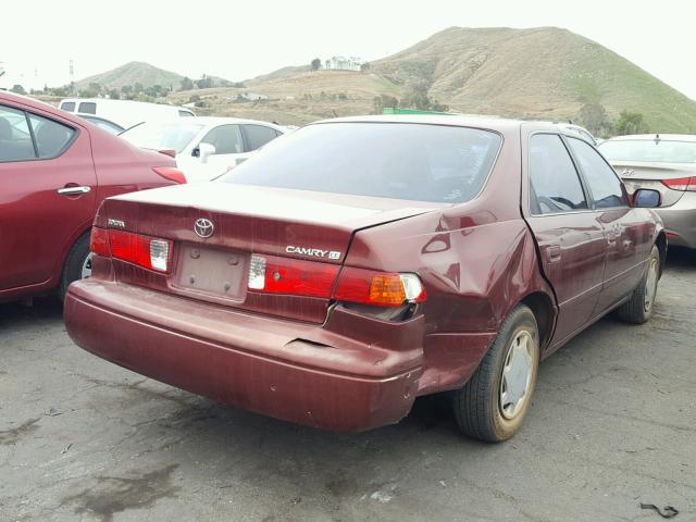 4T1BG22K6YU738738 - 2000 TOYOTA CAMRY CE BURGUNDY photo 4