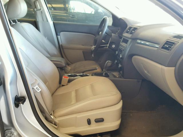 3FAHP0JG9CR139239 - 2012 FORD FUSION SEL SILVER photo 5