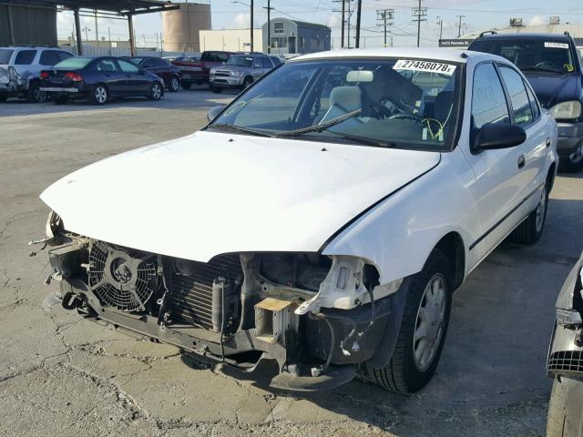 1Y1SK5367PZ056986 - 1993 GEO PRIZM BASE WHITE photo 2