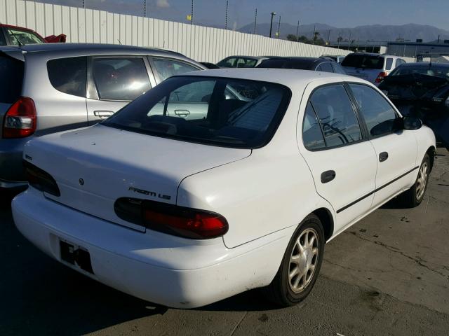 1Y1SK5367PZ056986 - 1993 GEO PRIZM BASE WHITE photo 4