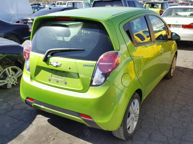 KL8CA6S92FC751142 - 2015 CHEVROLET SPARK LS GREEN photo 4