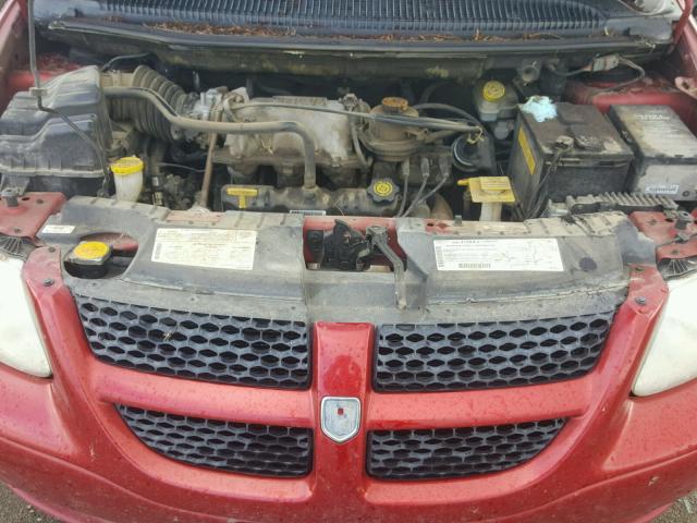 2B4GP74L01R292518 - 2001 DODGE GRAND CARA RED photo 7