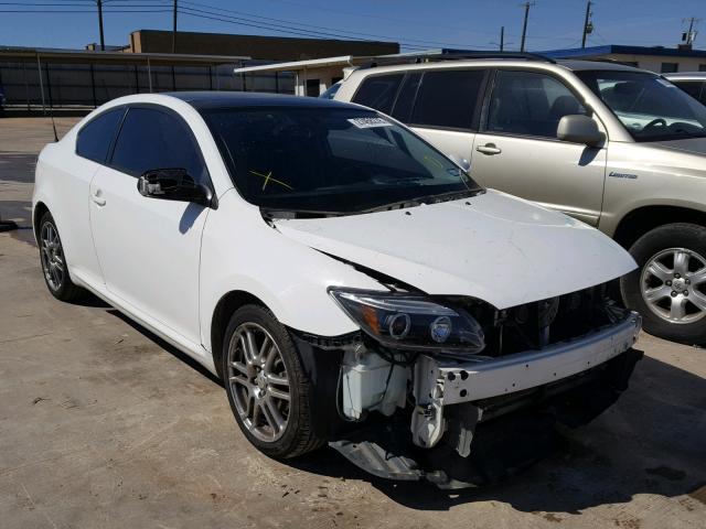 JTKDE167780239871 - 2008 TOYOTA SCION TC WHITE photo 1