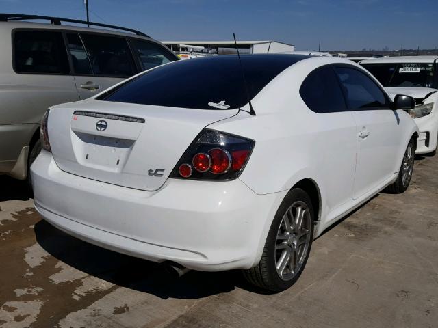 JTKDE167780239871 - 2008 TOYOTA SCION TC WHITE photo 4