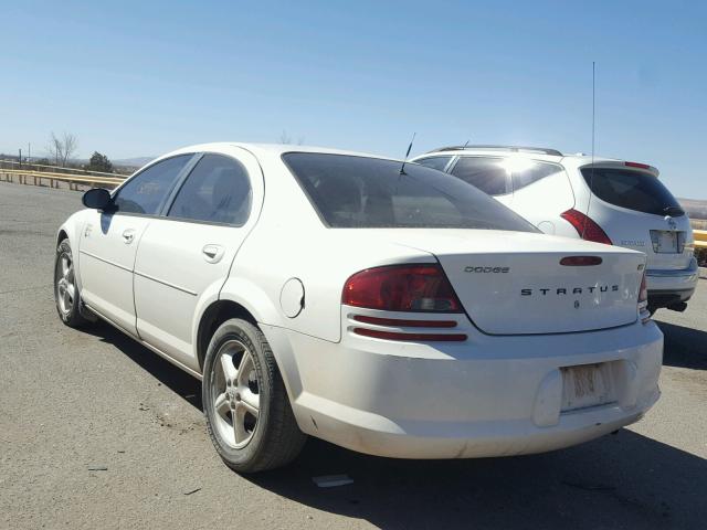 1B3EL46X06N278418 - 2006 DODGE STRATUS SX WHITE photo 3