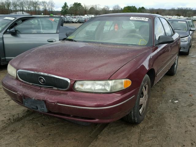 2G4WS52JXY1255015 - 2000 BUICK CENTURY CU MAROON photo 2