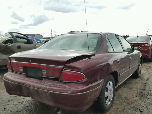 2G4WS52JXY1255015 - 2000 BUICK CENTURY CU MAROON photo 4