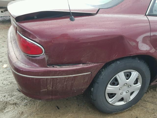 2G4WS52JXY1255015 - 2000 BUICK CENTURY CU MAROON photo 9