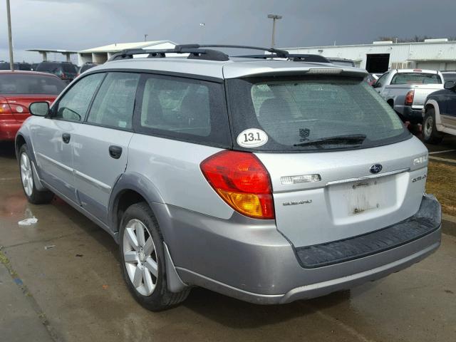 4S4BP61C567317820 - 2006 SUBARU LEGACY OUT SILVER photo 3