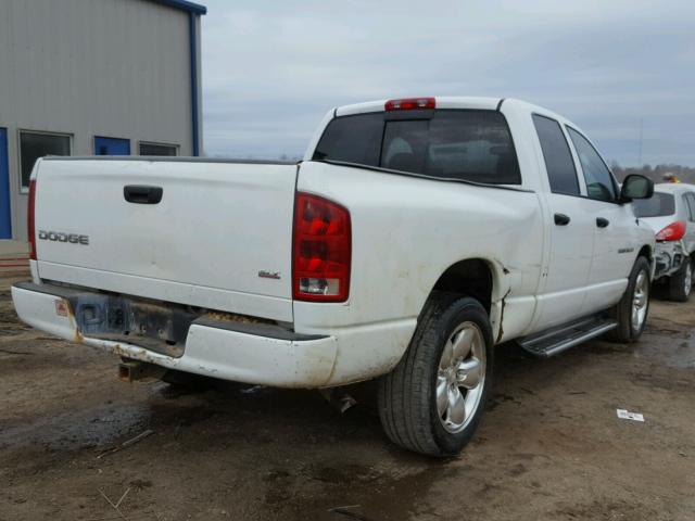 1D7HA18D63J614830 - 2003 DODGE RAM 1500 S WHITE photo 4