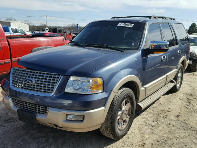 1FMPU17556LA97080 - 2006 FORD EXPEDITION BLUE photo 2