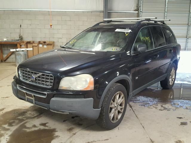 YV1CZ852151195405 - 2005 VOLVO XC90 V8 BLACK photo 2