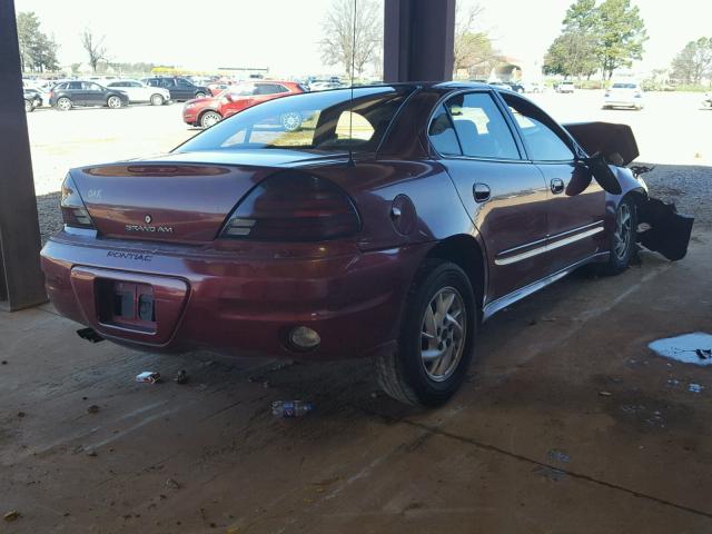 1G2NF52F43C159047 - 2003 PONTIAC GRAND AM S 栗色 照片 4
