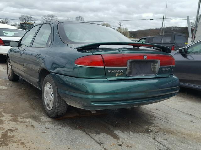 1MEFM6531YK609360 - 2000 MERCURY MYSTIQUE G GREEN photo 3