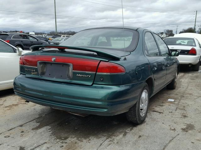 1MEFM6531YK609360 - 2000 MERCURY MYSTIQUE G GREEN photo 4