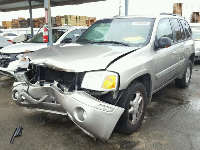 1GKDT13S122283645 - 2002 GMC ENVOY TAN photo 2