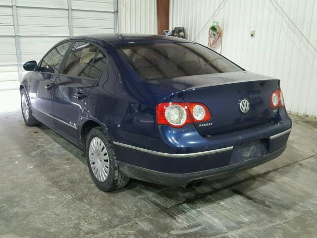 WVWAK93CX6P152571 - 2006 VOLKSWAGEN PASSAT 2.0 BLUE photo 3