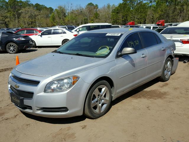 1G1ZB5E15BF390215 - 2011 CHEVROLET MALIBU LS SILVER photo 2