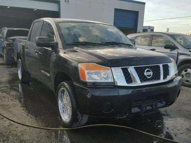 1N6BA07D19N310329 - 2009 NISSAN TITAN XE BLACK photo 1