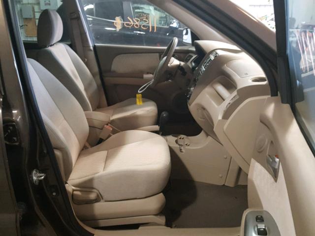 KNDJF723487542398 - 2008 KIA SPORTAGE E BROWN photo 5