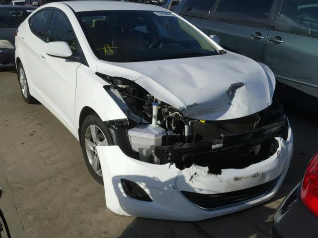 5NPDH4AE2DH423599 - 2013 HYUNDAI ELANTRA GL WHITE photo 1