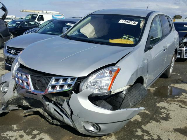 JN8AS5MT0DW040179 - 2013 NISSAN ROGUE S SILVER photo 2