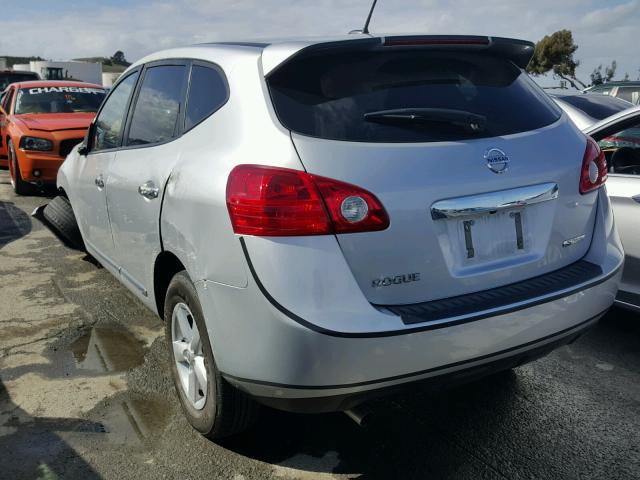 JN8AS5MT0DW040179 - 2013 NISSAN ROGUE S SILVER photo 3