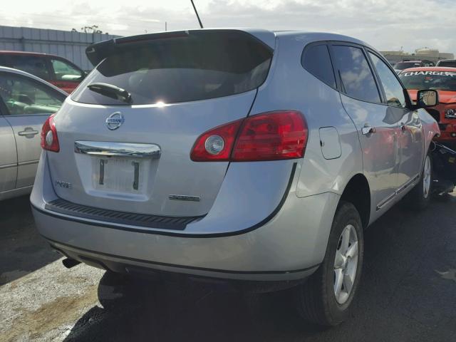 JN8AS5MT0DW040179 - 2013 NISSAN ROGUE S SILVER photo 4