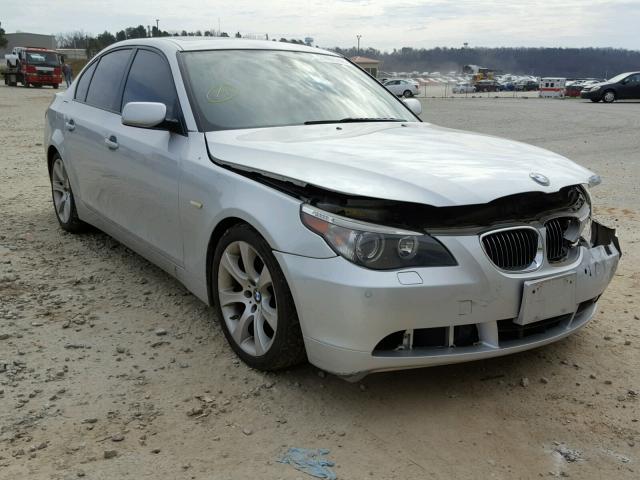 WBANB53537CP08298 - 2007 BMW 550 I SILVER photo 1