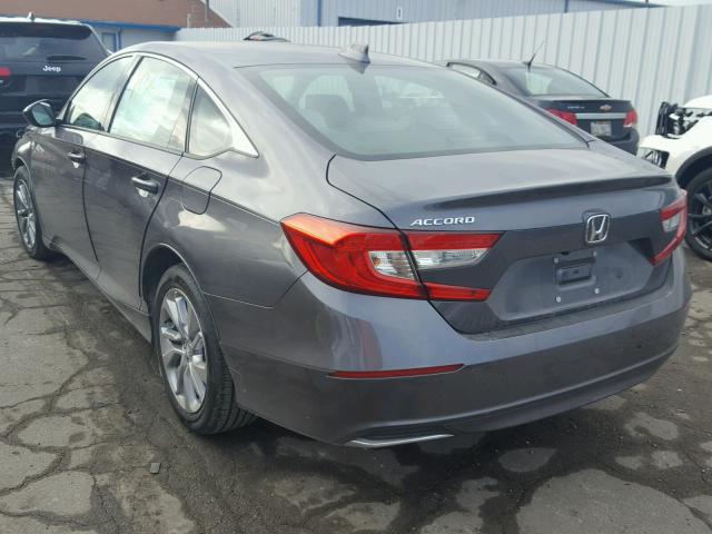 1HGCV1F16JA061144 - 2018 HONDA ACCORD LX GRAY photo 3