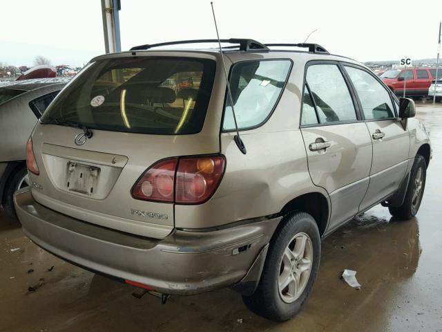 JT6HF10U8Y0111246 - 2000 LEXUS RX 300 TAN photo 4