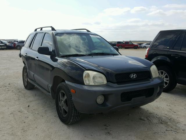 KM8SC13DX3U440496 - 2003 HYUNDAI SANTA FE G BLACK photo 1