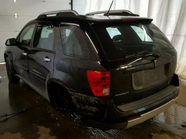 2CKDL73F876050799 - 2007 PONTIAC TORRENT BLACK photo 3