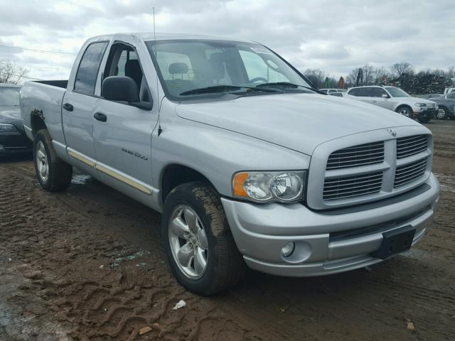 1D7HU18N75S206978 - 2005 DODGE RAM 1500 S SILVER photo 1