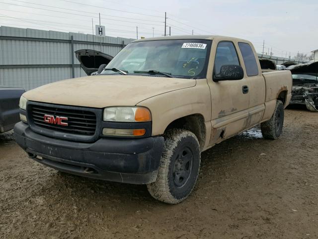 2GTEK19T1X1547876 - 1999 GMC NEW SIERRA CREAM photo 2