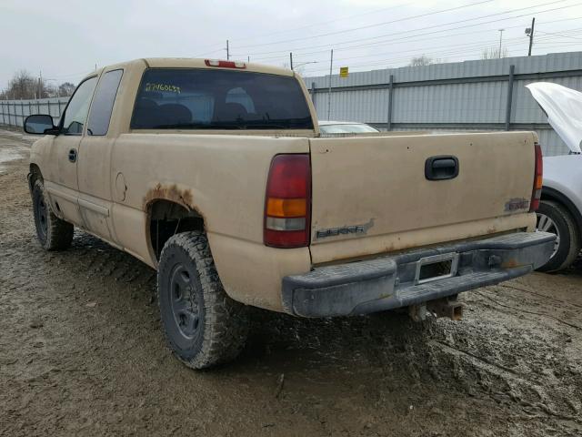 2GTEK19T1X1547876 - 1999 GMC NEW SIERRA CREAM photo 3