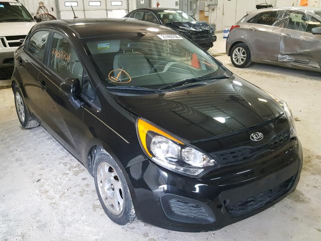 KNADM5A33D6301003 - 2013 KIA RIO LX Սև լուսանկար 1