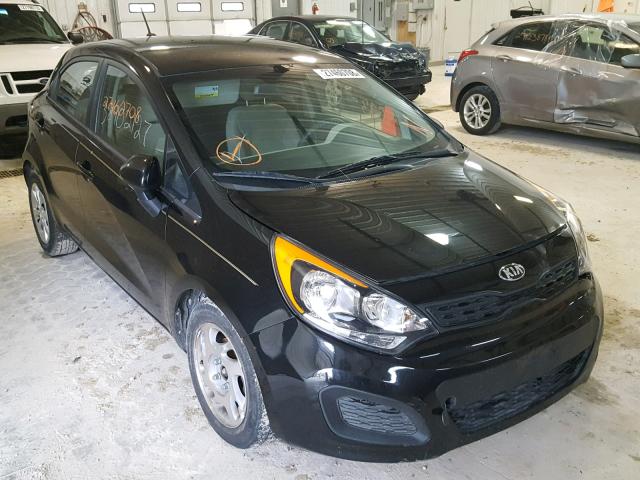 KNADM5A33D6301003 - 2013 KIA RIO LX BLACK photo 1