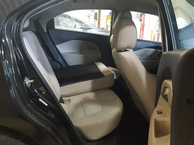 KNADM5A33D6301003 - 2013 KIA RIO LX Սև լուսանկար 6