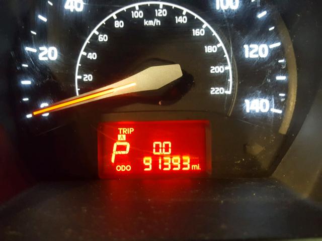 KNADM5A33D6301003 - 2013 KIA RIO LX Սև լուսանկար 8