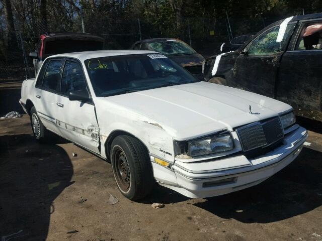 1G4NV54U3MM226822 - 1991 BUICK SKYLARK WHITE photo 1